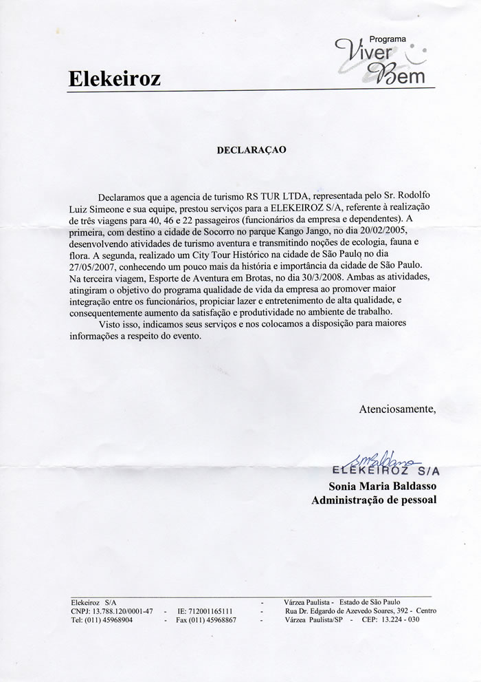 Escrever carta de apresentacao